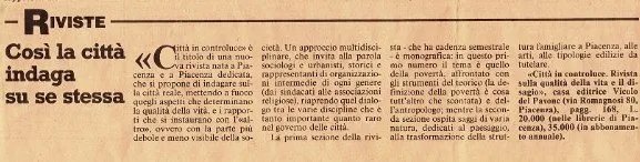 L'annuncio sul domenicale de Il Sole 24 Ore