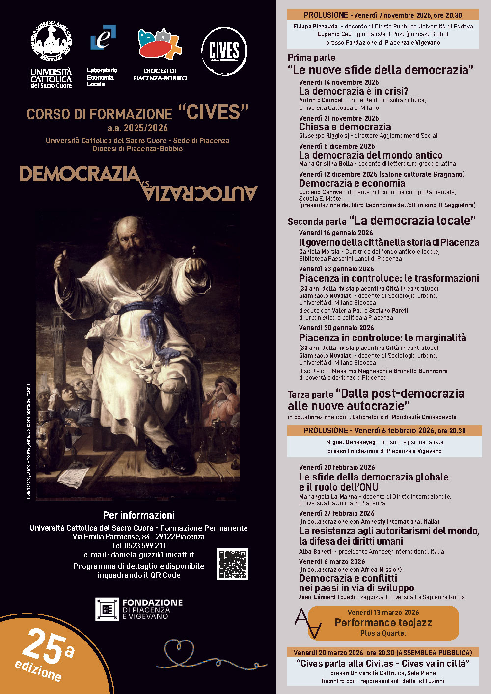 30 anni della rivista piacentina Città in controluce a CIVES