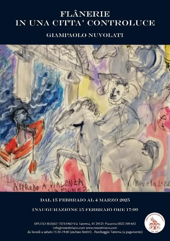 Flânerie in una città controluce